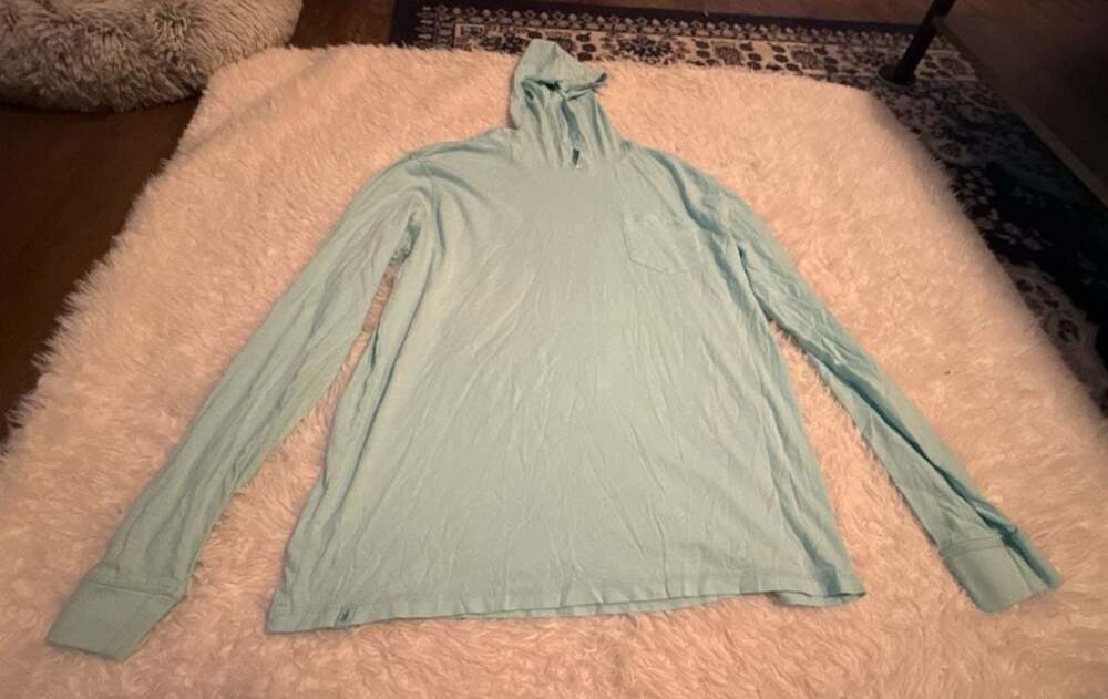 johnnie-O Mens Lightweight‎ Long Sleeve Hoodie 100% cotton